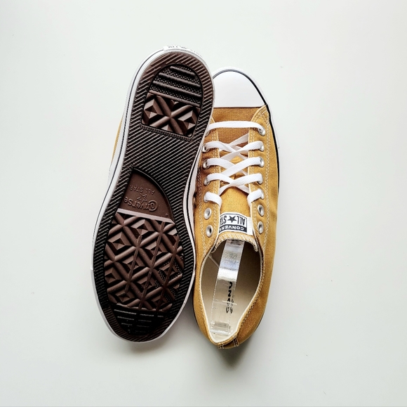 Converse CTAS Ox Burnt Honey White Black Men's 10 - Picture 5 of 6